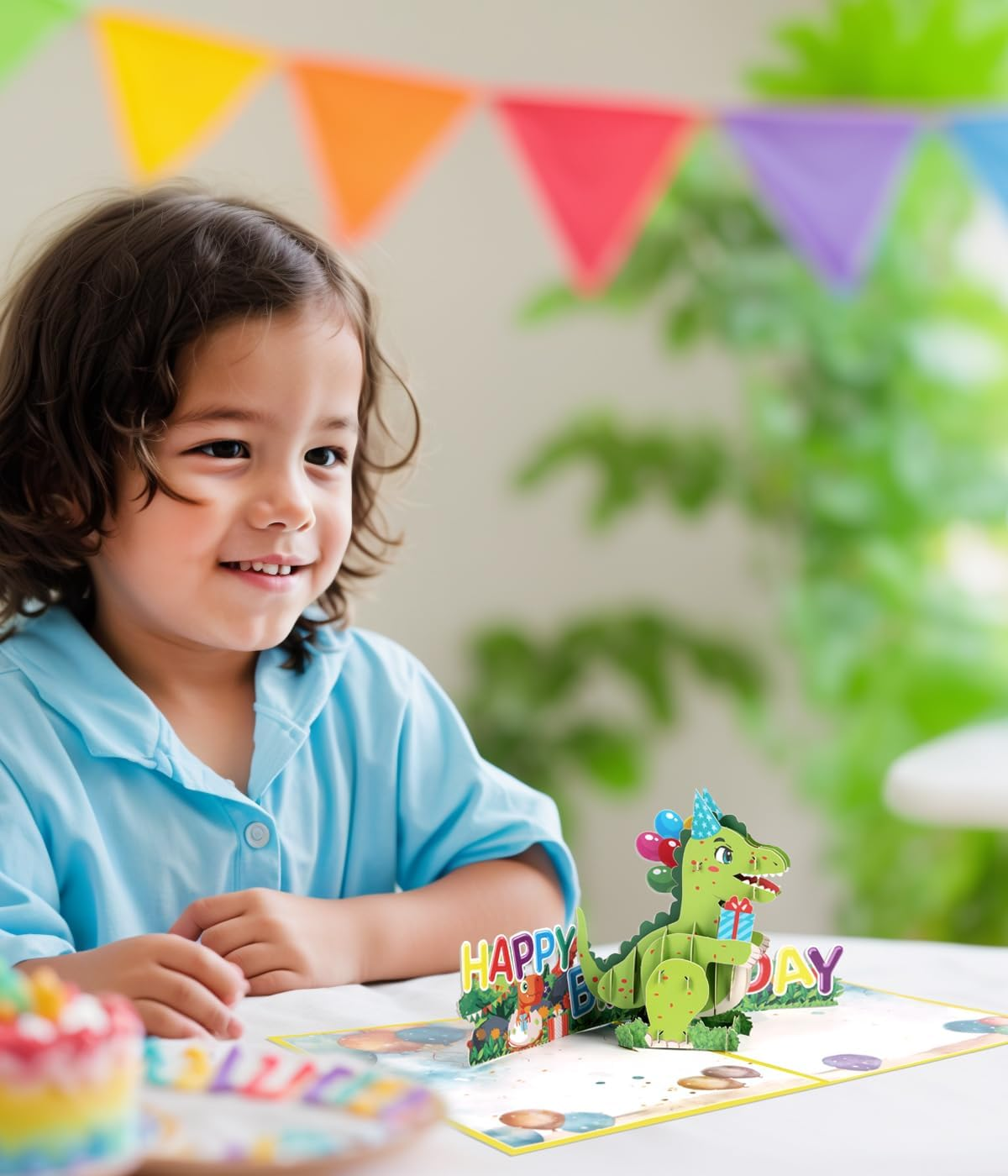 Magic Ants Jurassic Joy Birthday Greeting Card - 3D Pop up Birthday Card-Fun for Dinosaur Lovers image number 4