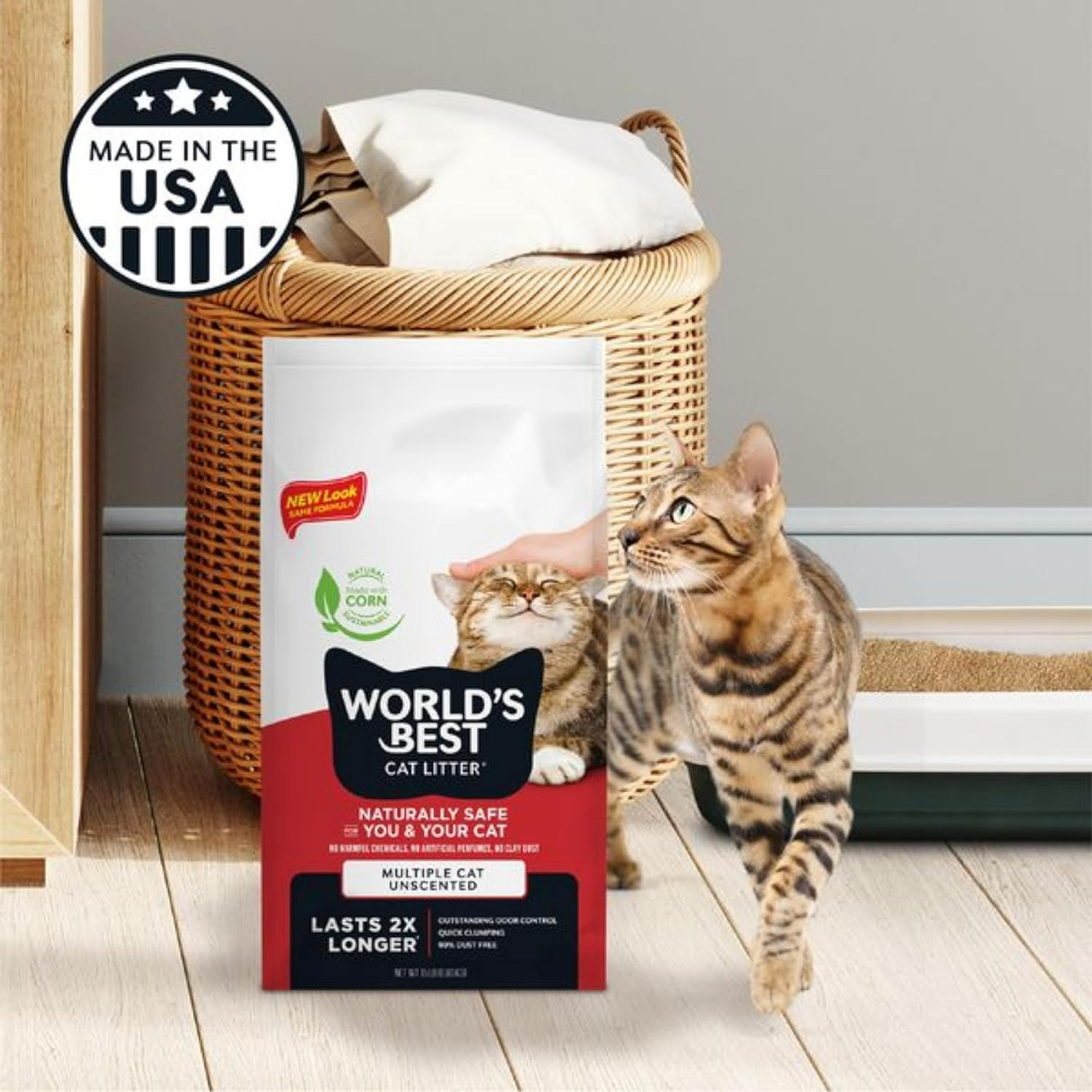 World'S Best Cat Litter Multi Cat 6.8Kg image number 4