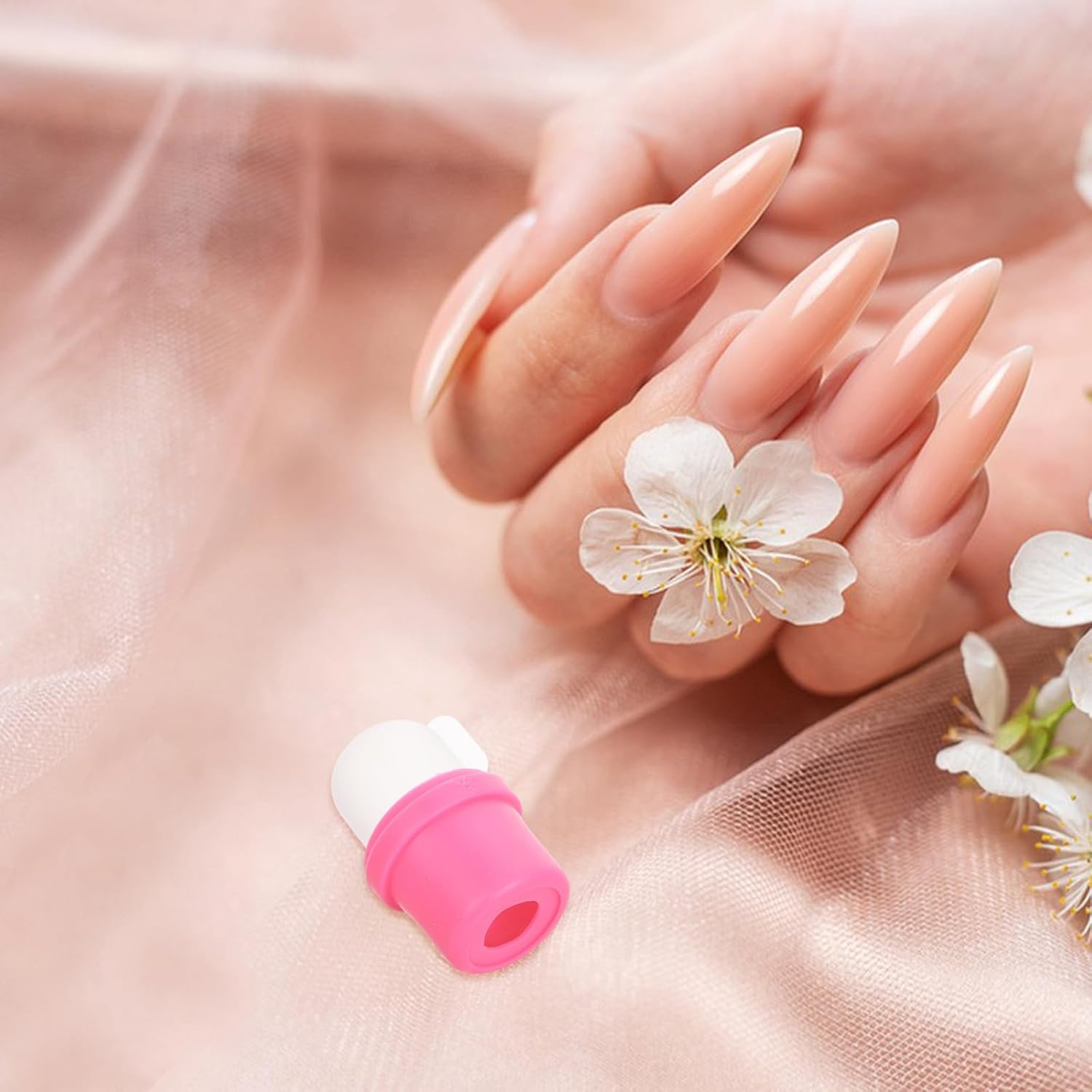 PRETYZOOM 20Pcs Silicone Nail Polish Remover Soak off Caps Wearable Gel Polish Remover Tool with Finger Covers for Manicure Nail Glue Removal and Skin Protection