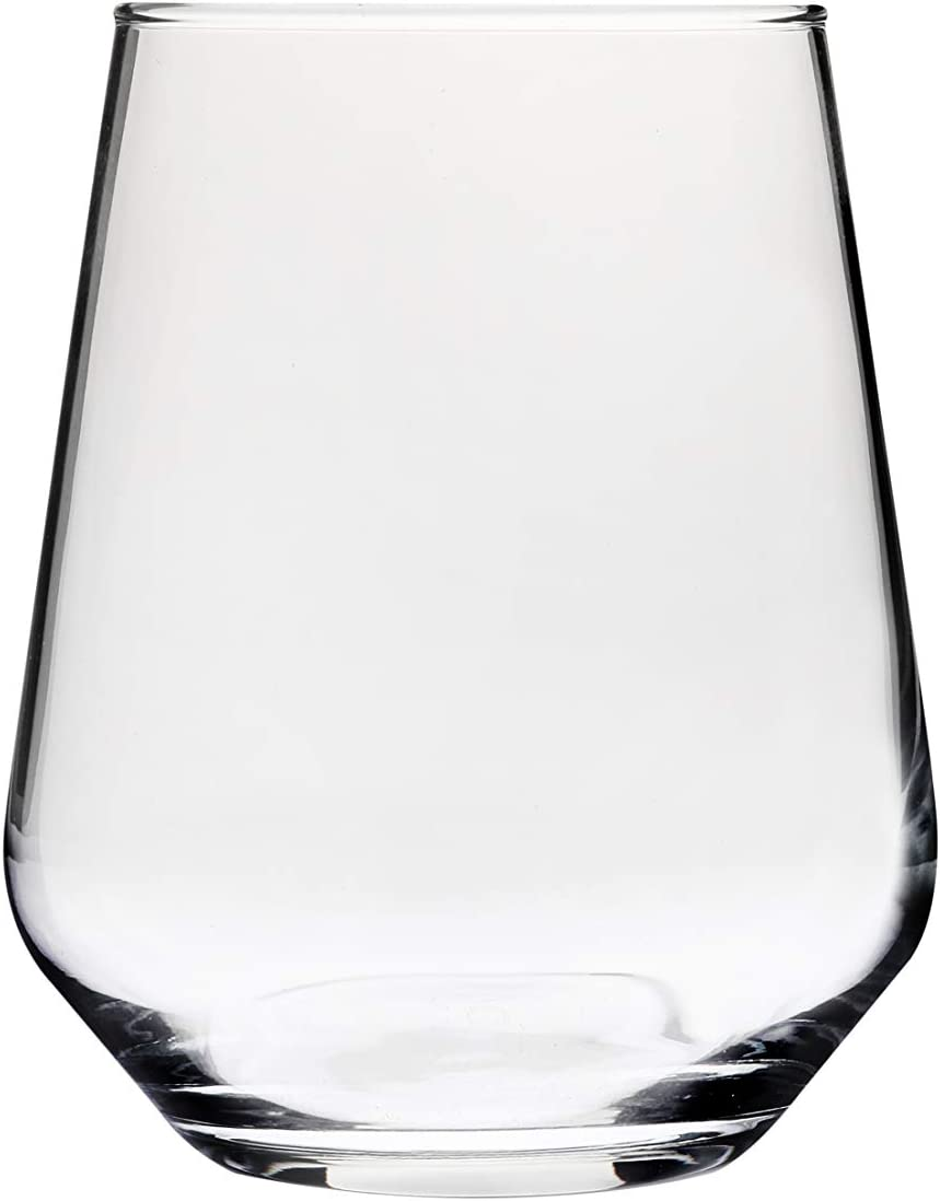 Wiltshire Classico Stemless Wine Glasses Set of 4 &ndash; Durable 435Ml Clear Wine Tumblers with Elegant Minimalist Shape, Premium Glassware for Wine, Water, Matcha or Cocktails, Dishwasher Safe image number 4