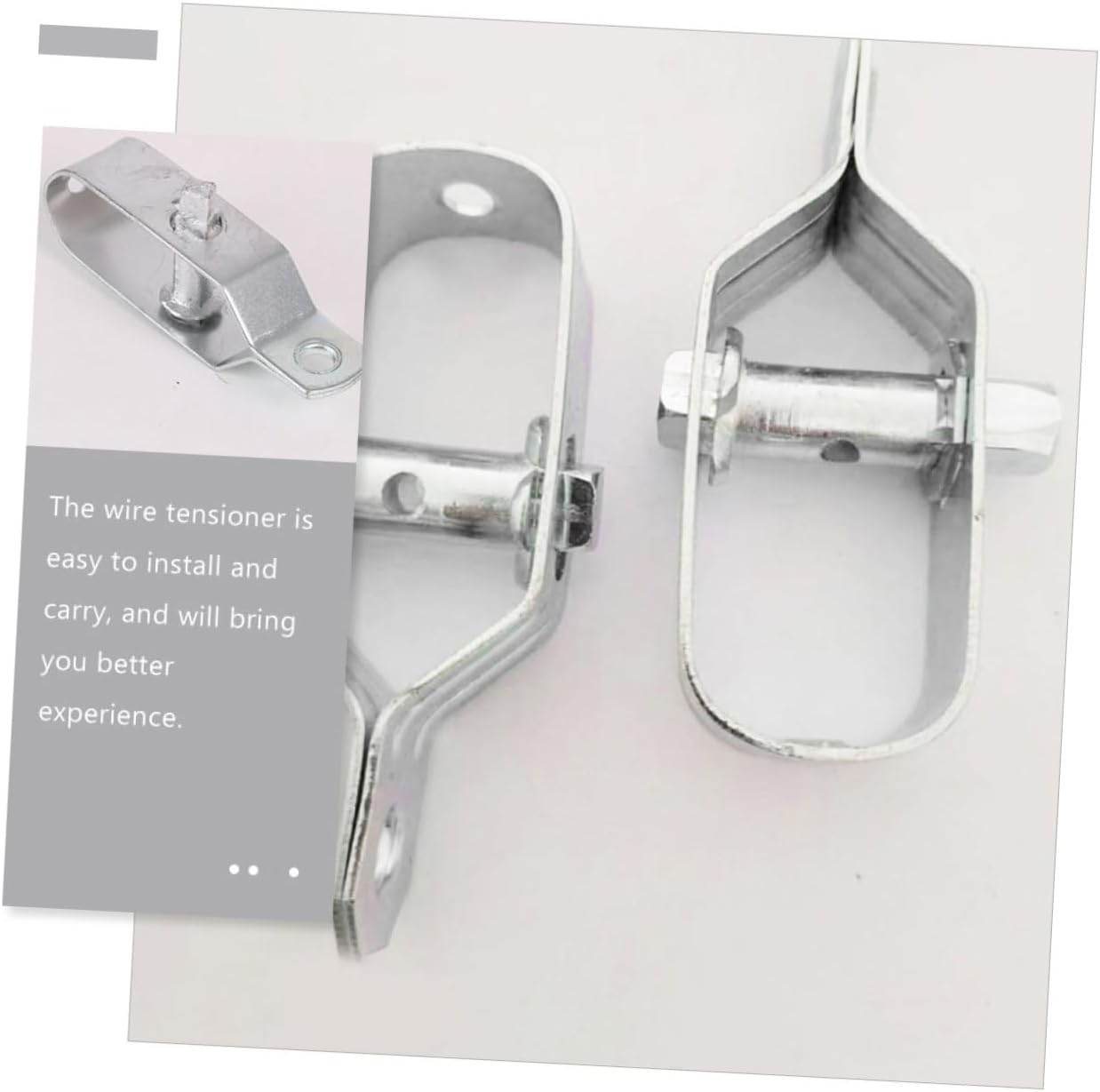 6Pcs Outdoor Fencing Line Wire Tighteners Cable Tensioner Ratchet Wire Strainer for Garden Fence image number 6