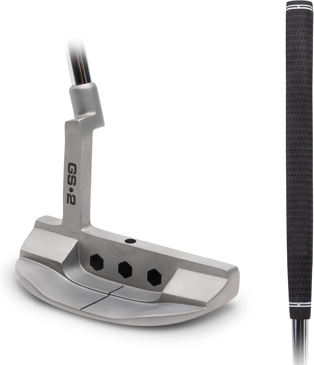 Gosports GS2 Tour Golf Putter &ndash; 34&rdquo; Right-Handed Mallet Putter with Milled Face, Choose Oversized Fat Grip or Pistol Grip image number 1