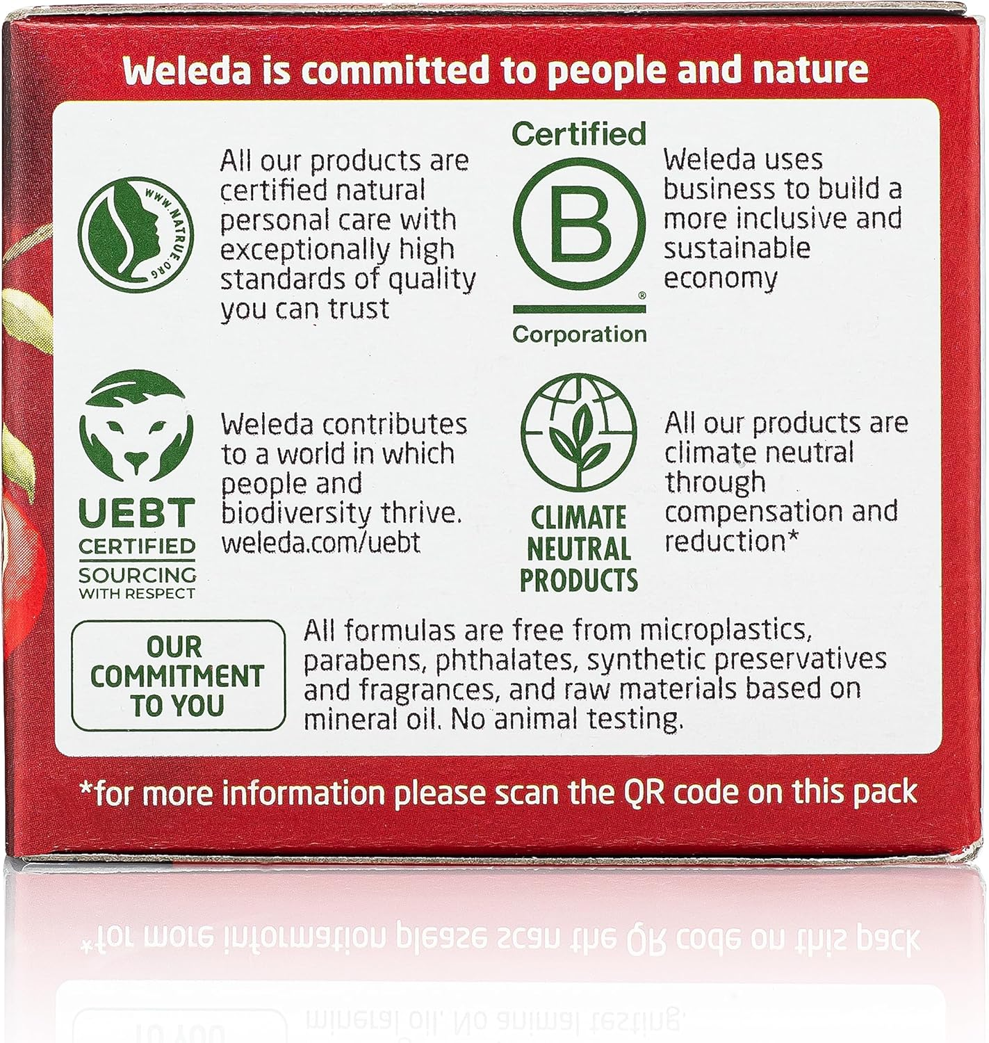 Weleda Face Care Plumping Night Cream, Plant Rich Moisturizer with Pomegranate and Maca Root Peptides image number 3