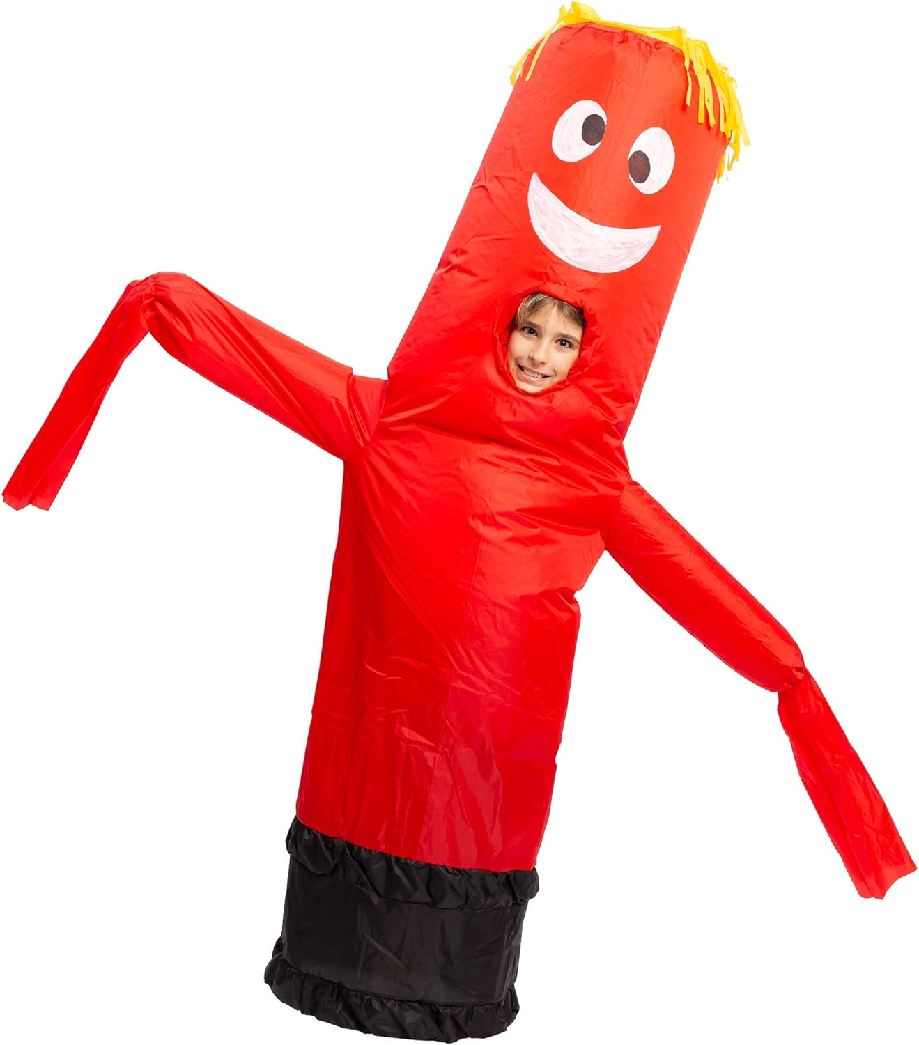 Spooktacular Creations Inflatable Costume Tube Dancer Wacky Waiving Arm Flailing Halloween Costume Child Size