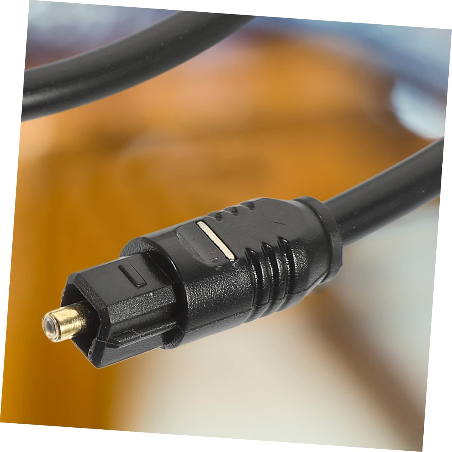 KICHOUSE 2Pcs Optical Audio Cable Male to Male High-Definition Cable for Tv Home Theater and Hi-Fi Audio Systems Durable Connectors Stable Transmission Quality image number 1