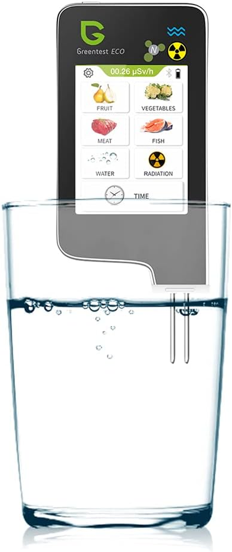 Greentest Eco 6 Nitrate Tester for Vegetables, Fruits, Meat, Fish, Water Meter Hardness TDS PPM, Radiation Detector Geiger Counter image number 4