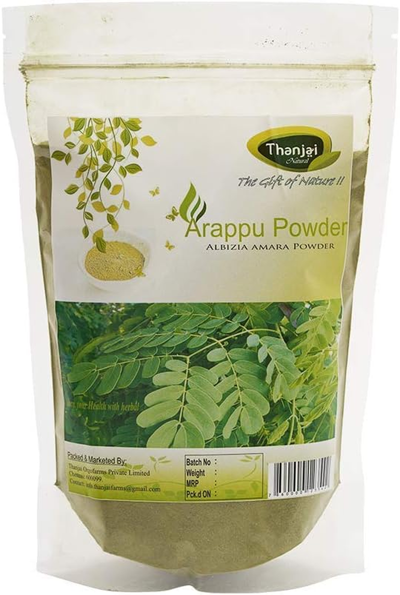 Thanjai Natural 100% Pure Shikakai (Acacia Concinna) Powder + Arappu (Albizia Almara) Powder for Hair Pack Powder for Damaged & Weak Hair | Excellent Hair Conditioner & Cleanser (Each 500G)