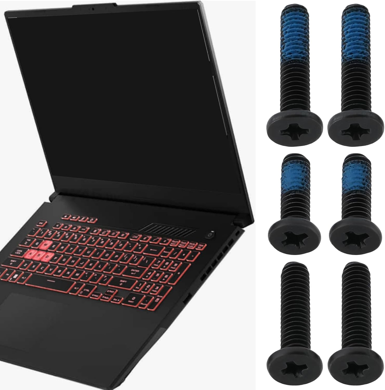 Emsea 12Pcs Bottom Case Screws Compatible with Asus TUF Gaming A15 FA507 FX507