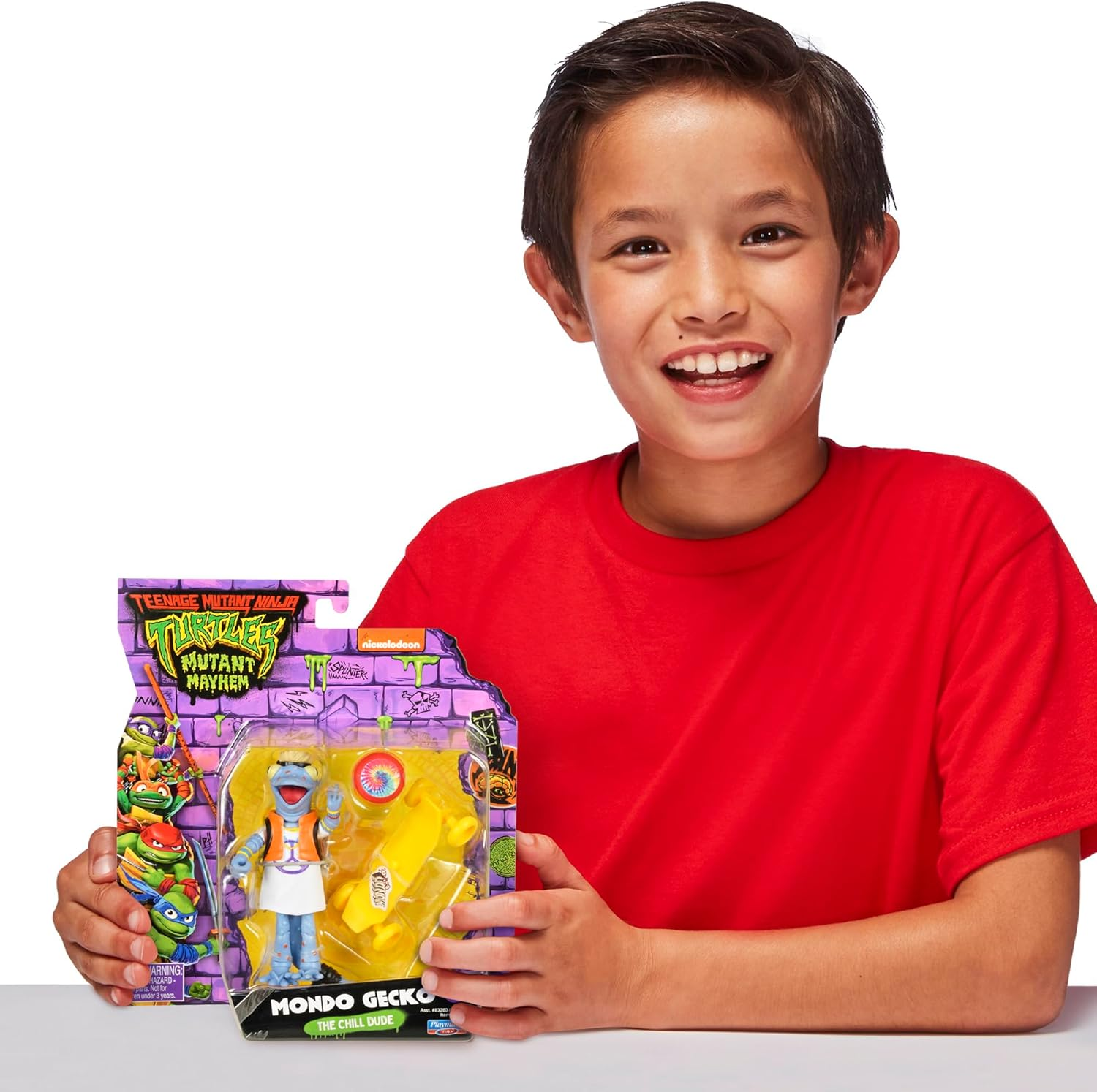 TMNT Mutant Mayhem Basic Figure - Mondo Gecko image number 1