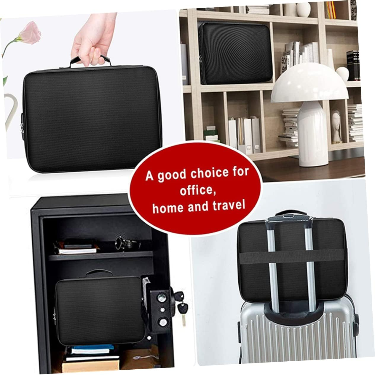 Large Capacity File Bag Fireproof and Document Organizer for Office and Home image number 6