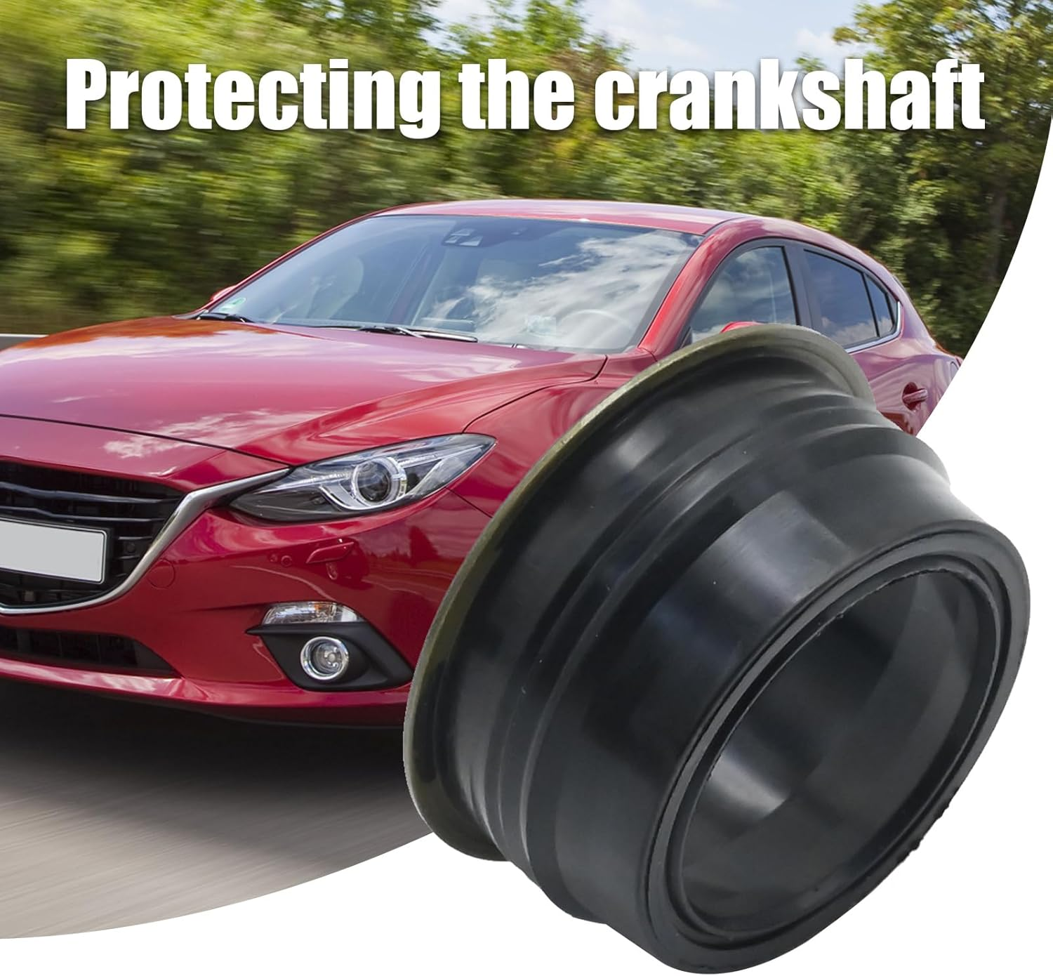 Zreneyfex PE01-10-2D5 Engine Crankshaft Seal Engine Timing Oil Seal Replacement for Mazda 3 2.0L 2.3L 2.5L 2012-2021 Replacement for Mazda 6 2.5L 2014-2021 image number 2