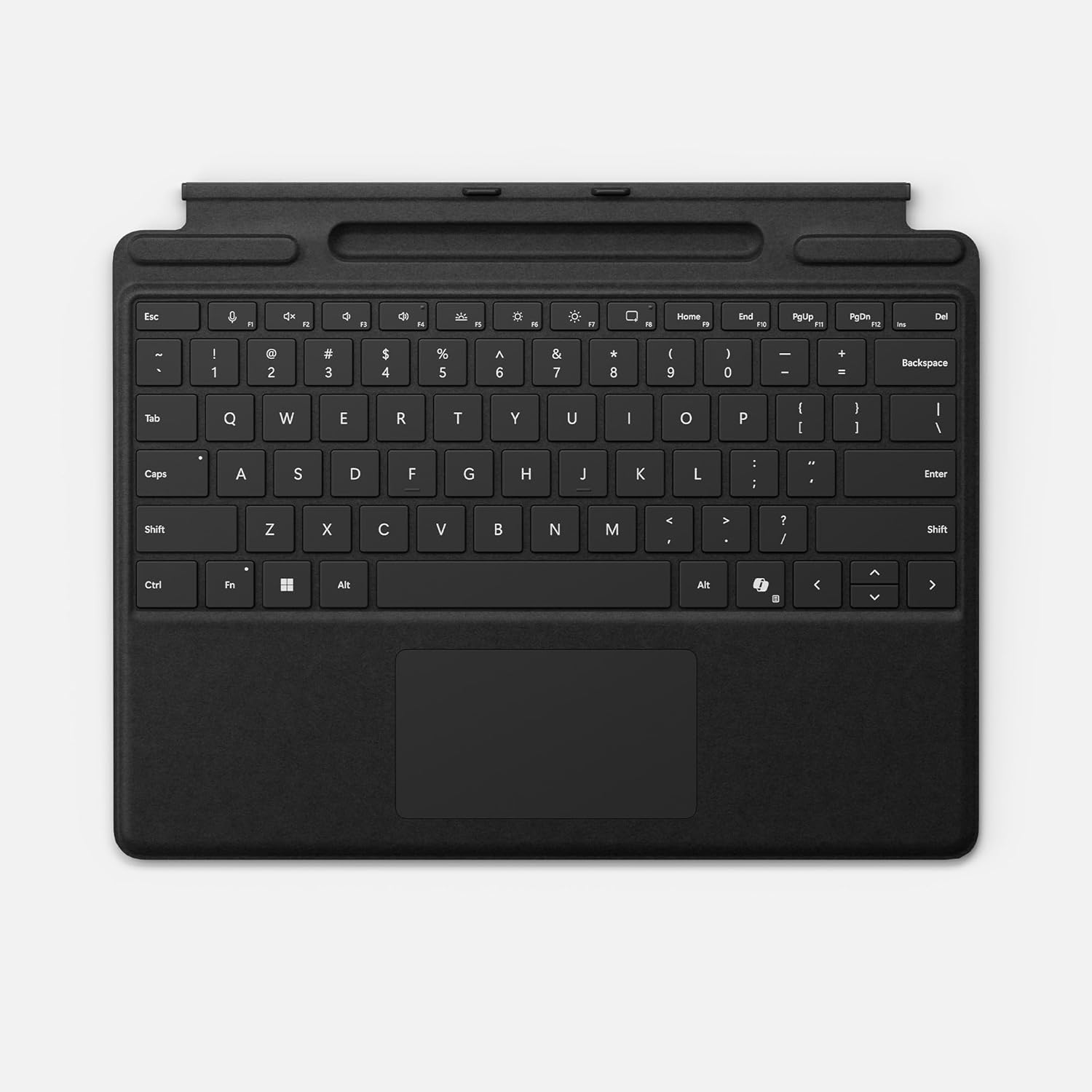 Microsoft Surface Pro 13 Inch Keyboard with Pen Storage QWERTZ Black