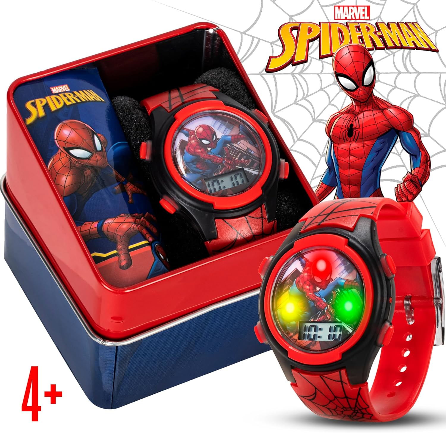 Kids Light up Watches (Batman, Despicable Me, Paw Patrol, Shopkins, Spiderman) image number 2