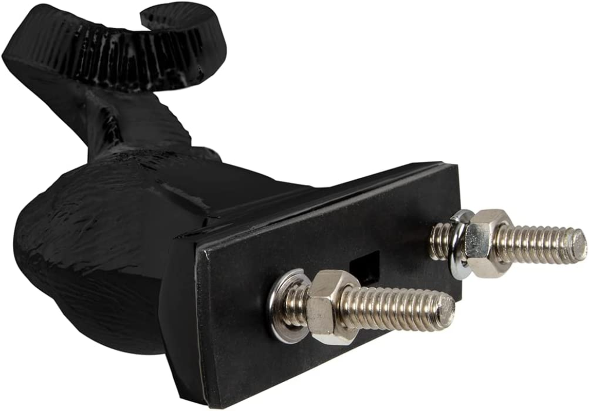 GG Grand General 48050 Matte Black Powder Coated Ram'S Head Hood Ornament