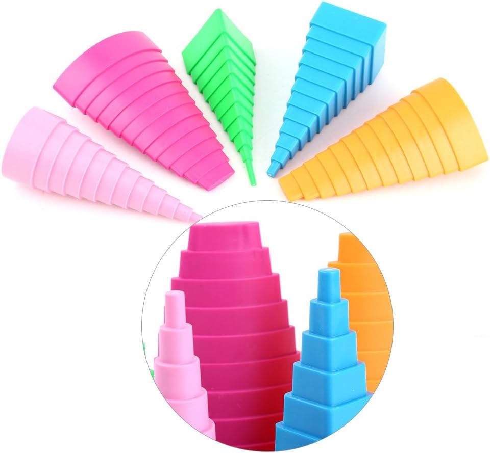 5Pcs Quilling Creative Border Buddy Set Paper Quilling Kits Quilling Borders with Mixed Shapes Colors for DIY Quilling Craft Decoration Making image number 3