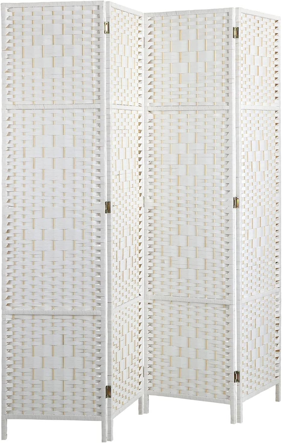 Oikiture 4 Panel Room Divider Privacy Screen White image number 3