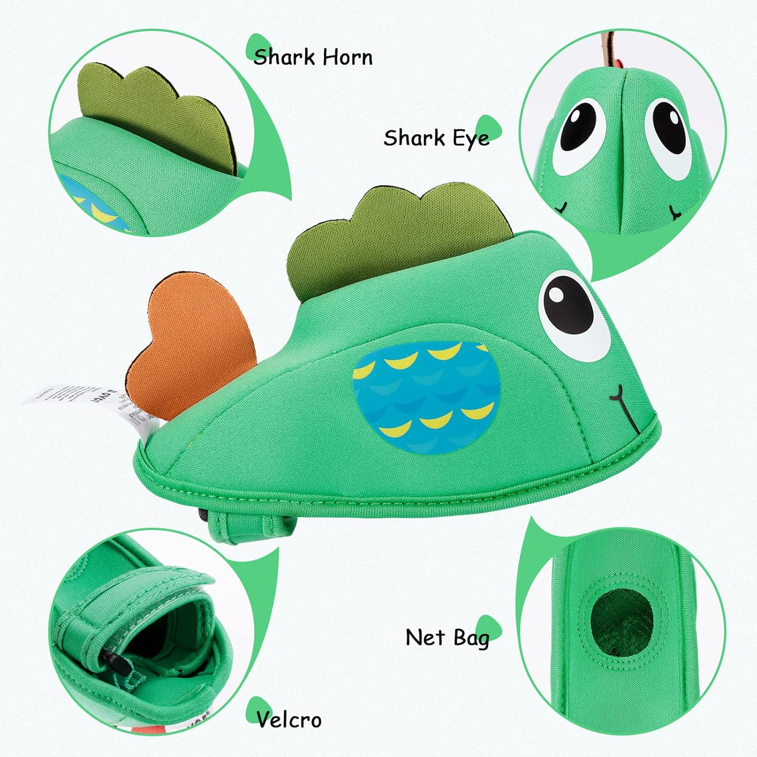 Bath Spout Cover for Bathtub, Baby Shower Protector Cover from Bumping Head during Bathing Time, Cute Soft Cartoon Fish Water Faucet Mouth Protecting Cover for Enjoyable Safe Baths Bathroom image number 2