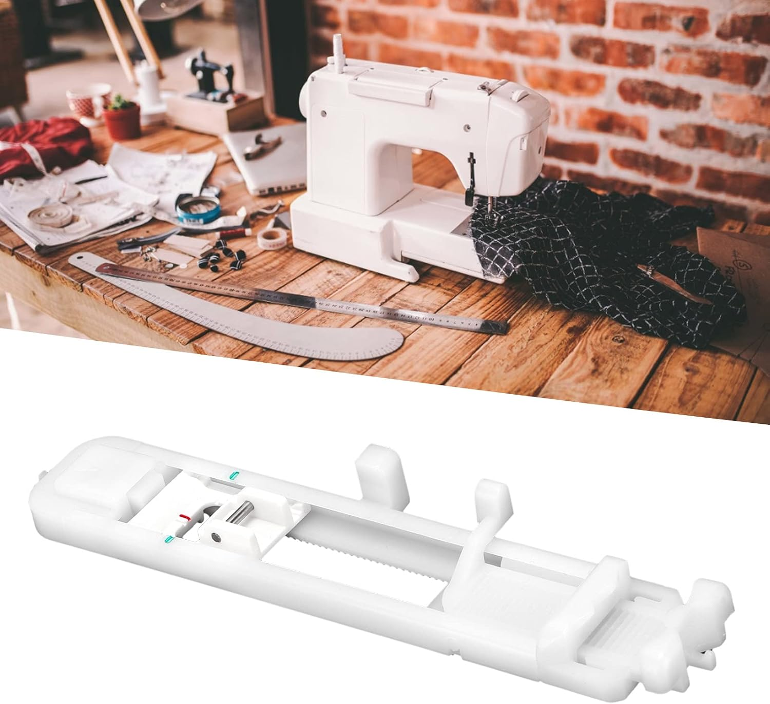 One‑Step Buttonhole Presser Foot Household Sewing Accessories with 1 Step Keyhole Function for Brother Multifunctional Machine Sewing Machine image number 3