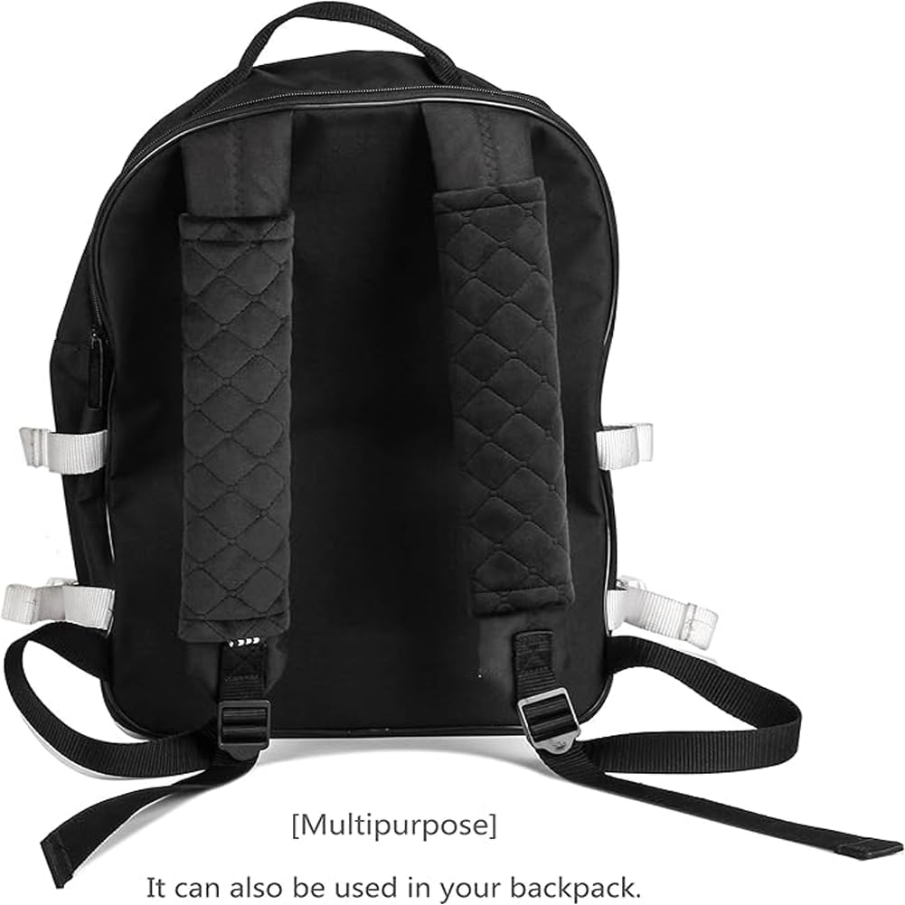 Soft Car Seat Belt Pad Cover, 2 PCS Seatbelt Shoulder Pad for a More Comfortable Driving Compatible with All Cars and Backpack,Carseat Straps Covers (Black) image number 4