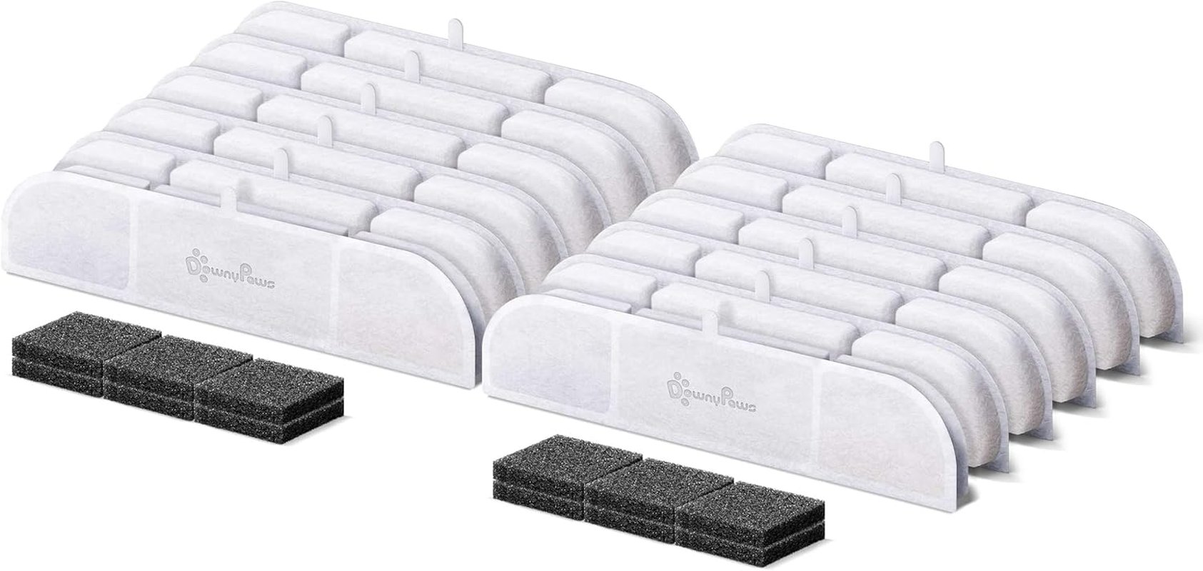 Downypaws Cat Fountain Wireless Filter Pack of 6 for DPWFP6