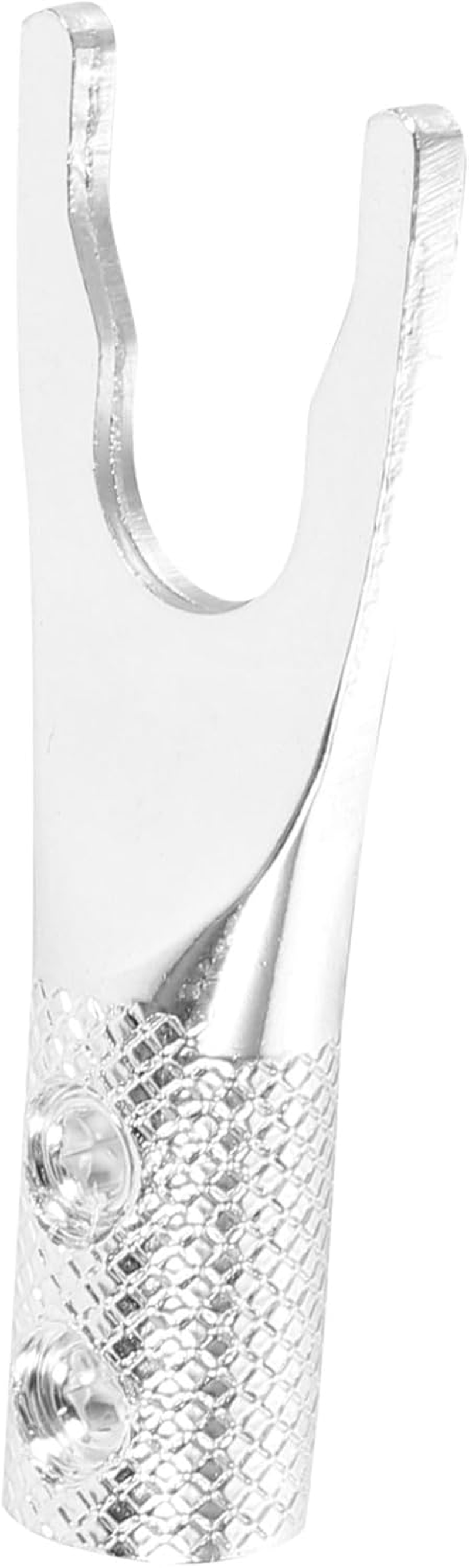 SECFOU Silver-Plated Y Fork Banana Plug Speaker Wire Connector for Audio Amplifier, Dual U-Shaped Audio Adapter Suitable for Home Theater and Hifi Systems image number 3