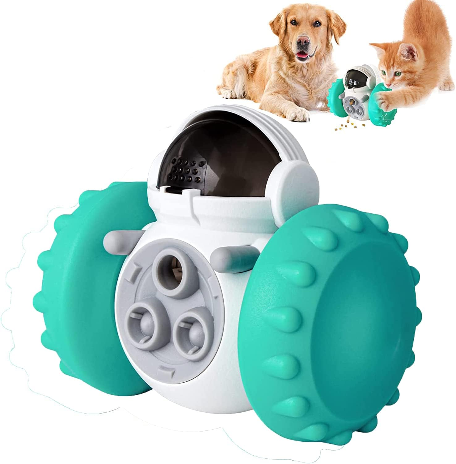 Dog Treat Dispenser Toys Puppy Interactive Puzzle Toy Doggy Slow Feeder Pet Food Dispensing for Puppy,Medium Small Dogs Birthday Gift Dog Cat Treat Balls Puzzle Enrichment Toys image number 2