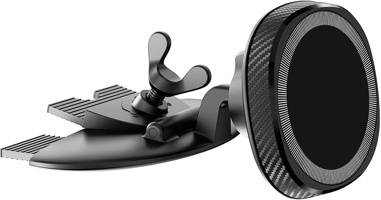 Replacement CD Player Phone Mount Base Car Phone Holder Part, 17.2Mm Ball Joint CD Slot for Phone Mount Holder, Magnetic Mount Accessories [Base Only]