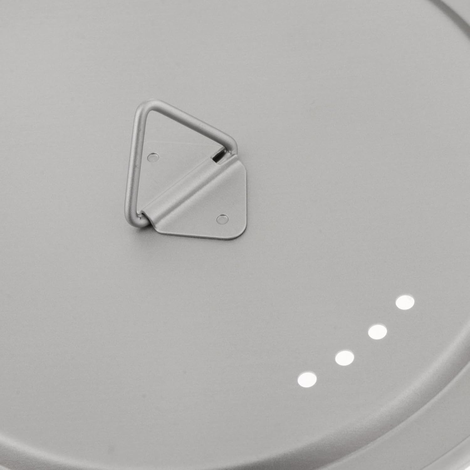 Eigell Titanium Cup Lid with Loop Ultralight Portable Cookware Drinkware Camping Pot Lid Tea Coffee Mug Lids for Picnic Water Cup Grill Accessories, 140Mm image number 1