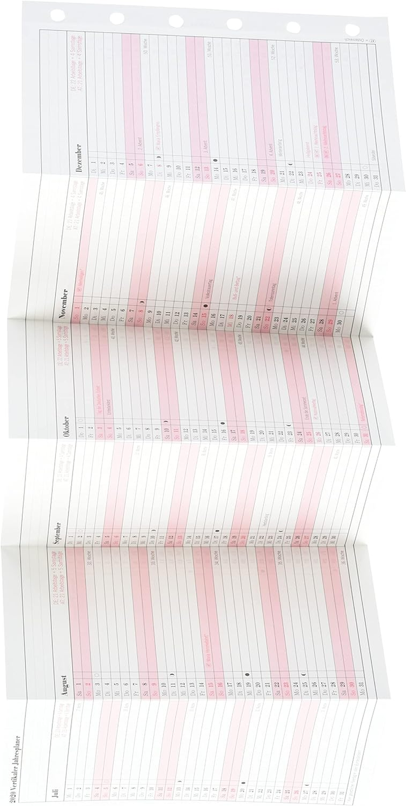 Filofax 000020 68276 Calendar image number 1