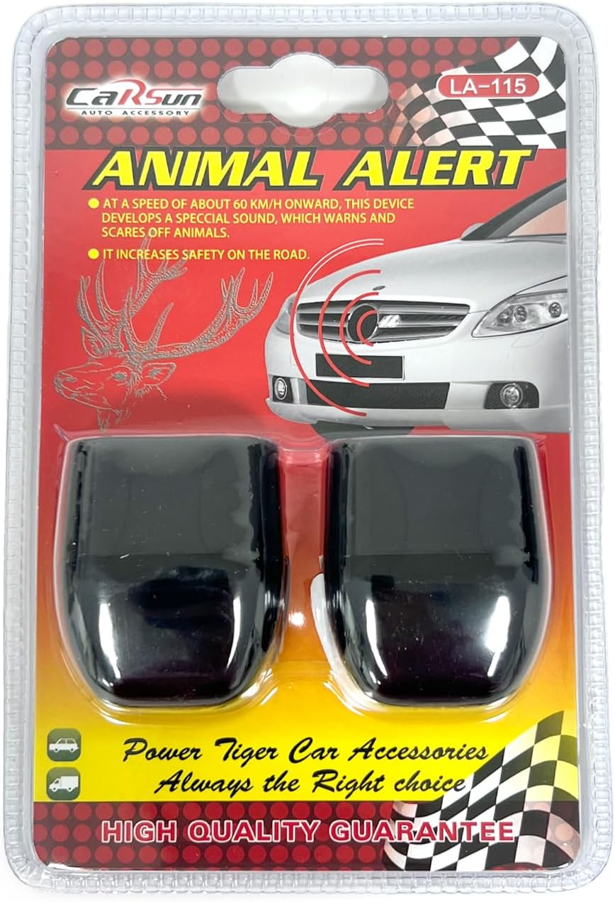 Car Animal Repellent Ultrasonic Alarm System, with Annoying Sound, Easy to Install, Suitable for Double Horn Design of Car Rvs, Can Protect Vehicles from Animal Injuries image number 1