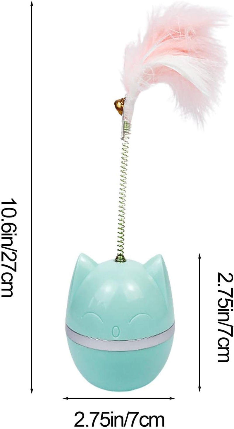 Cat Toy Tumbler, Interesting Cat Tumbler Toy, Tumbler Cat Toys Increases IQ 360 Degrees Rotation Keep Cat Entertaining & Exciting for Indoor Pets Cats Kittens Xiaoguozi image number 2