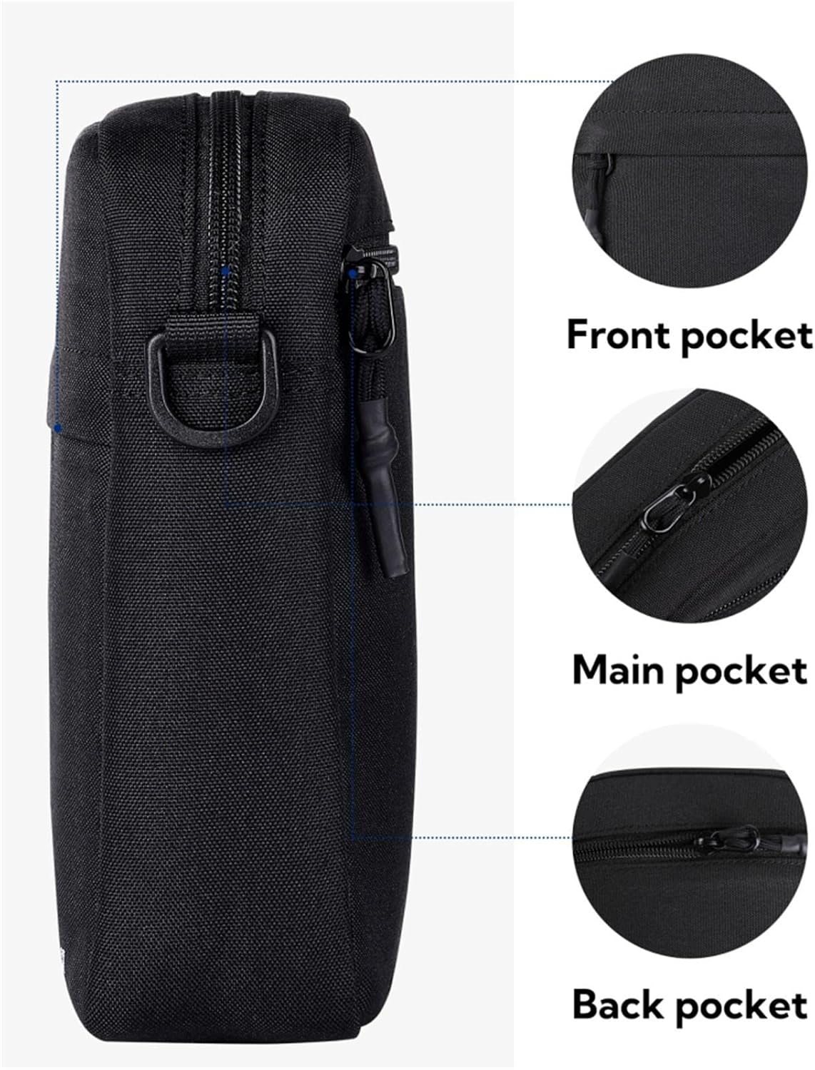 WATERFLY Shoulder Messenger Sling Bag: Crossbody Mobile Phone Case for Men and Women, Chest Bag for Hanging Small Mobile Phone image number 6