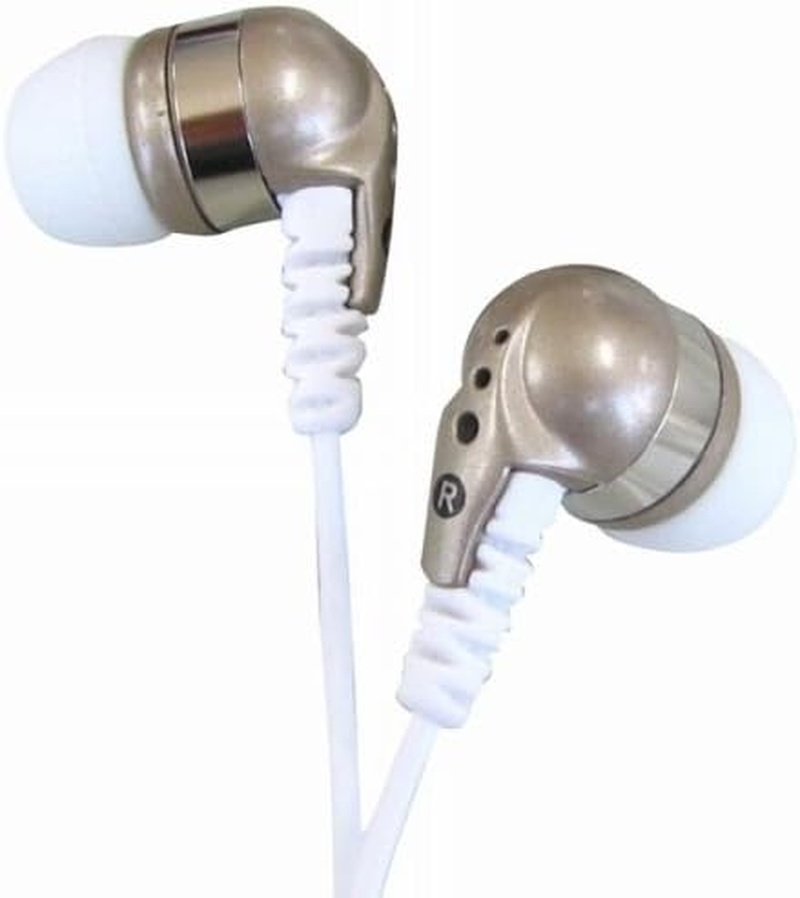 Yazawa Fix Earphone with Flat Cord Champagne Gold MEP204SG - Pink image number 4