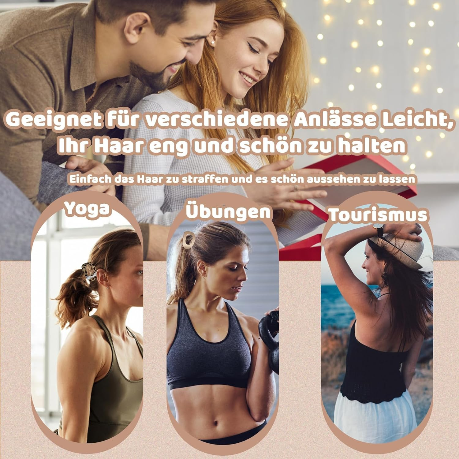 Women'S Hair Clips, Dandruff Comb and Hair Clip, Flat, Pack of 10 Flat Hair Clips for Scalp Care, Ideal for Travel and Daily Hair Care image number 5