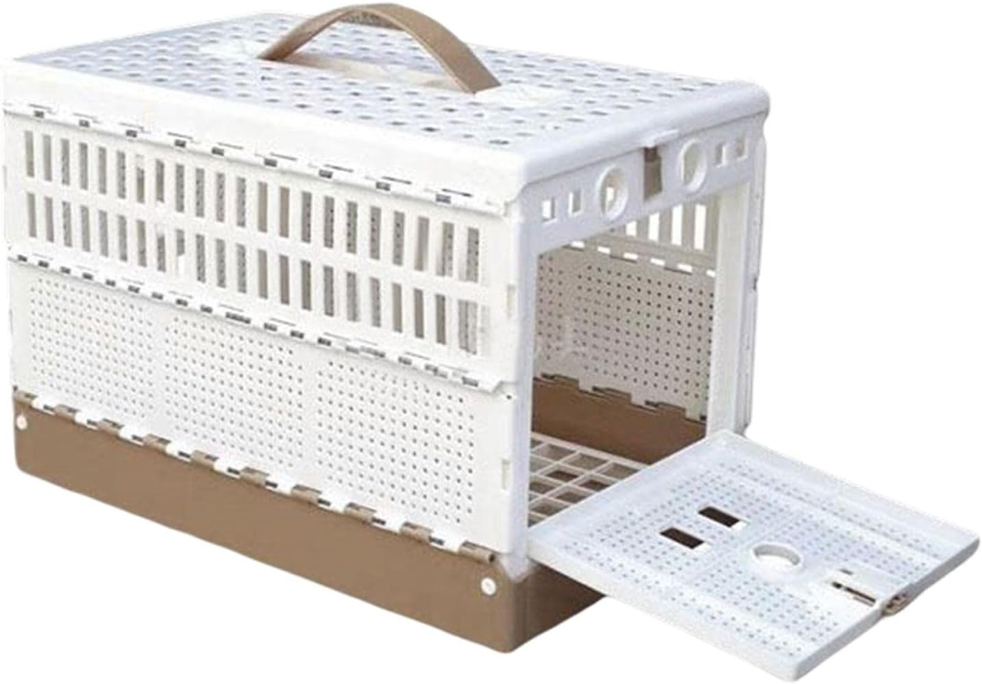 Hellery Folding Pigeon Cage Poultry Bird Cage Box Pigeon Training Cage for Travel image number 3