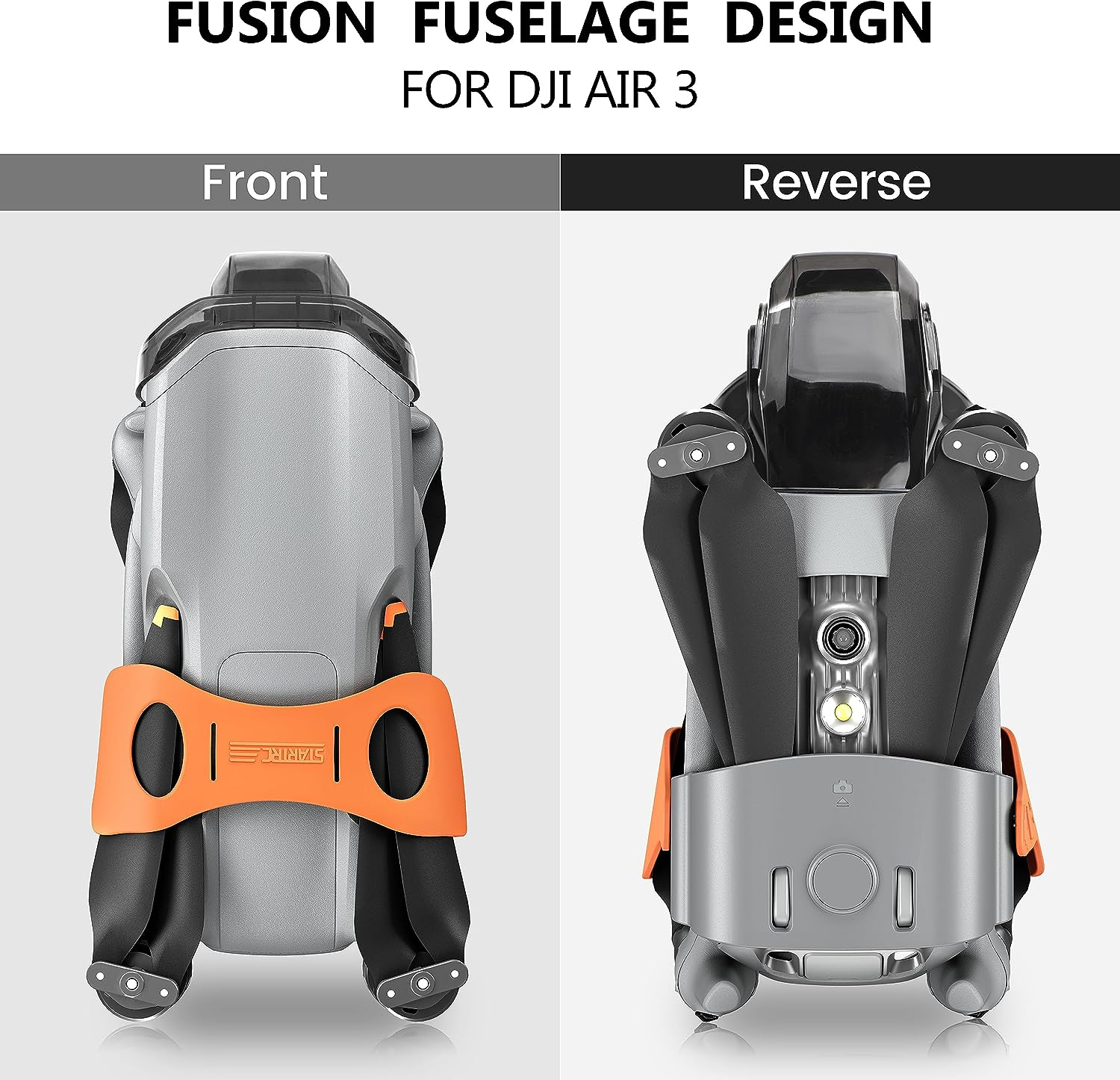 STARTRC Propeller Mount for DJI Air 3S/Air 3, Propeller Protection Strap for DJI Air 3S/Air 3 Drone Propellers, Protective Stabilizer and Propeller Fixer (Upgrade), Orange image number 2