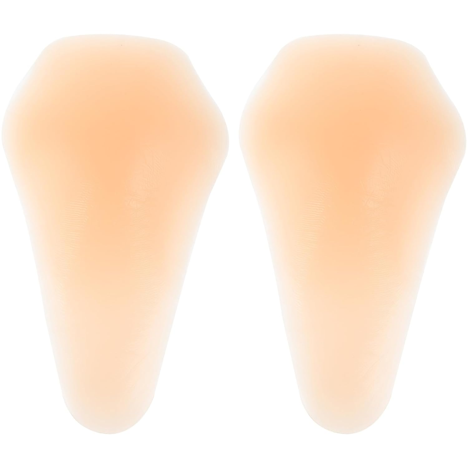 TOVINANNA Knee Pads, 1 Pair Silicone Knee Brace Skating Accessories Skating Knee Pad Adhesive Portable Knee Mat Pattern Silica Gel Hip Pads image number 2