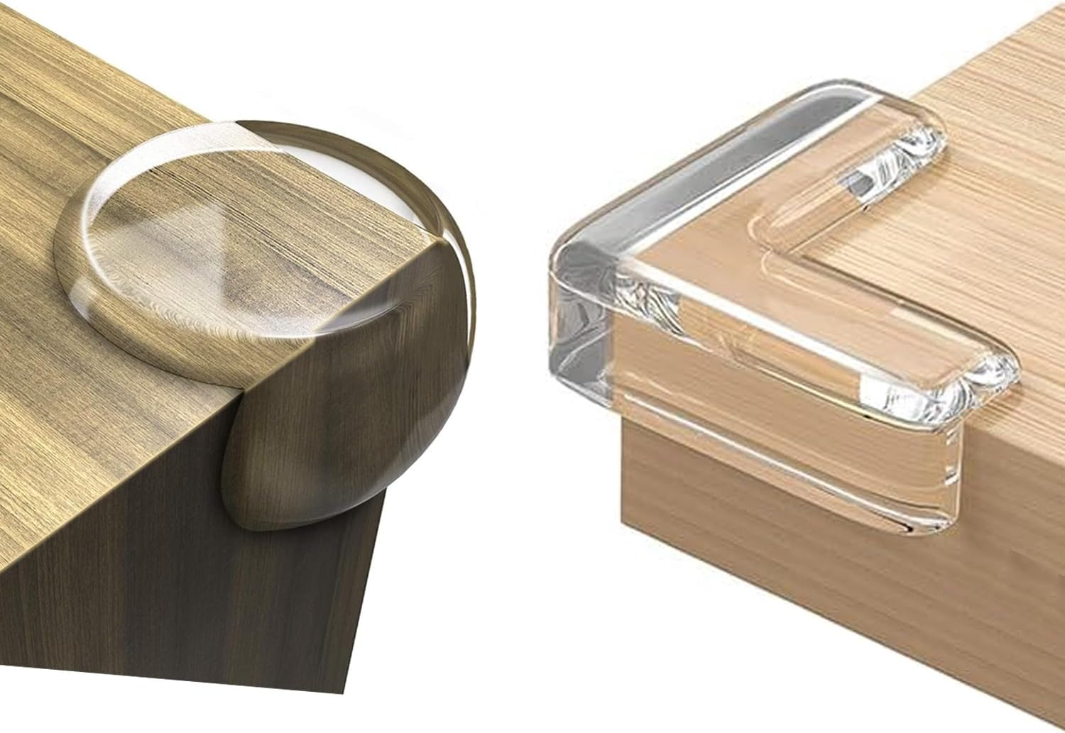 24 Pack Corner Protector for Baby, Furniture Corner Protectors Guard, Table Corner Covers, Baby Safety Corner Guards, Baby Proof Corners and Edges Safety Bumpers Cushion (Transparent)