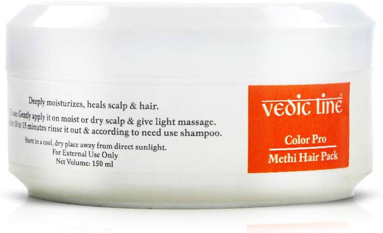 Vedicline Color Pro Methi Pack,Repair Damaged Hair &Texture, Control Hair Fall with Soya Oil & Bhringraj for Healthy Hair,150Ml image number 1