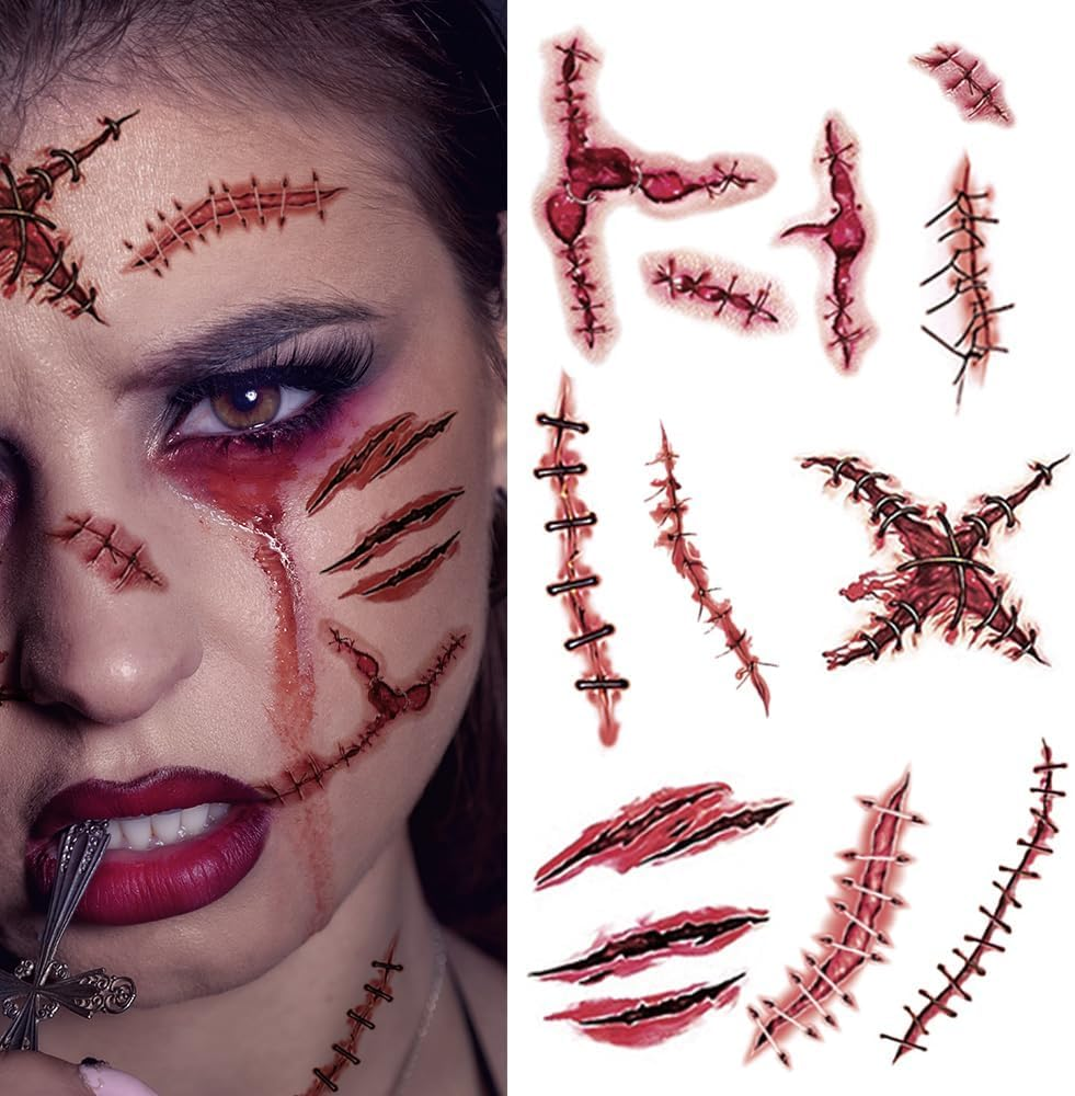 MECOLOUR Printable Temporary Tattoo Paper 8.5"X11"-30 Sets for Inkjet Printer DIY Image Transfer Decal Paper for Skin, for Celebrate Festivals, Parties, Birthday Bashes,New Year image number 4