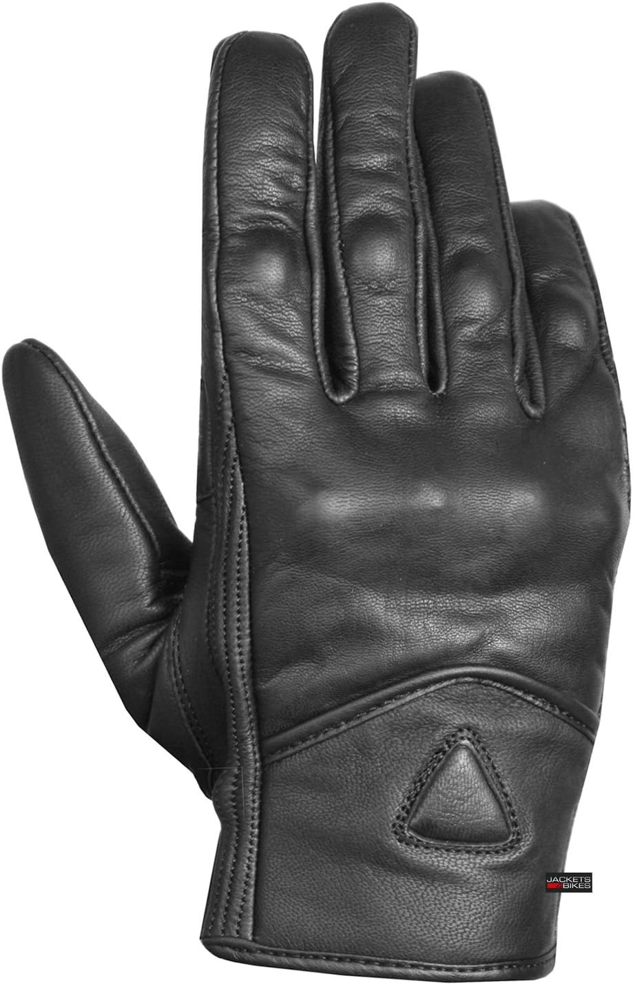Jackets 4 Bikes Men'S Premium Leather Street Motorcycle Protective Cruiser Biker Gel Gloves image number 2
