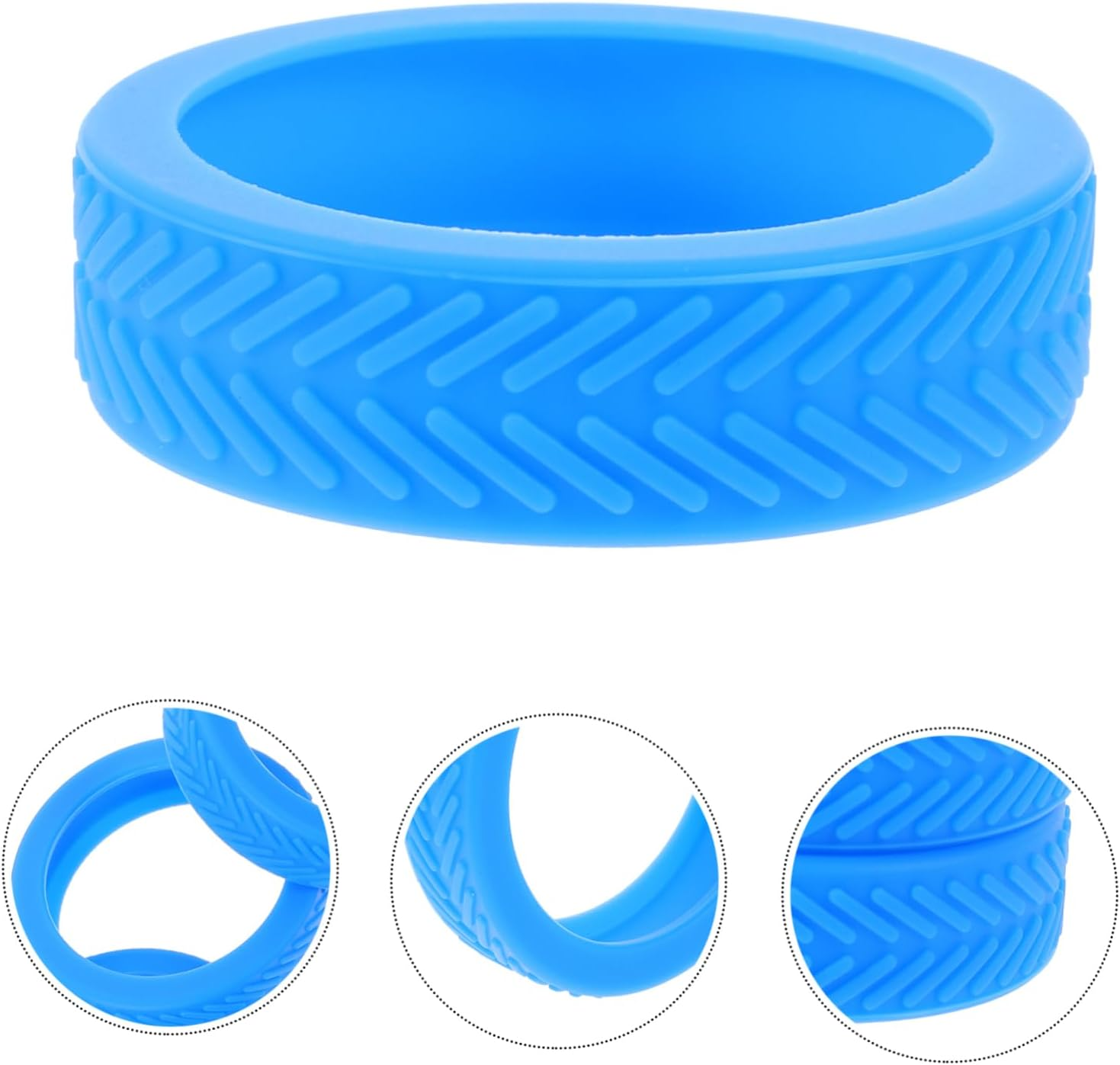 8Pcs Luggage Wheel Covers Suitcase Rubber Wheel Protectors Luggage Covers for Suitcase Castor Protectors Travel Accessories for Plane image number 1