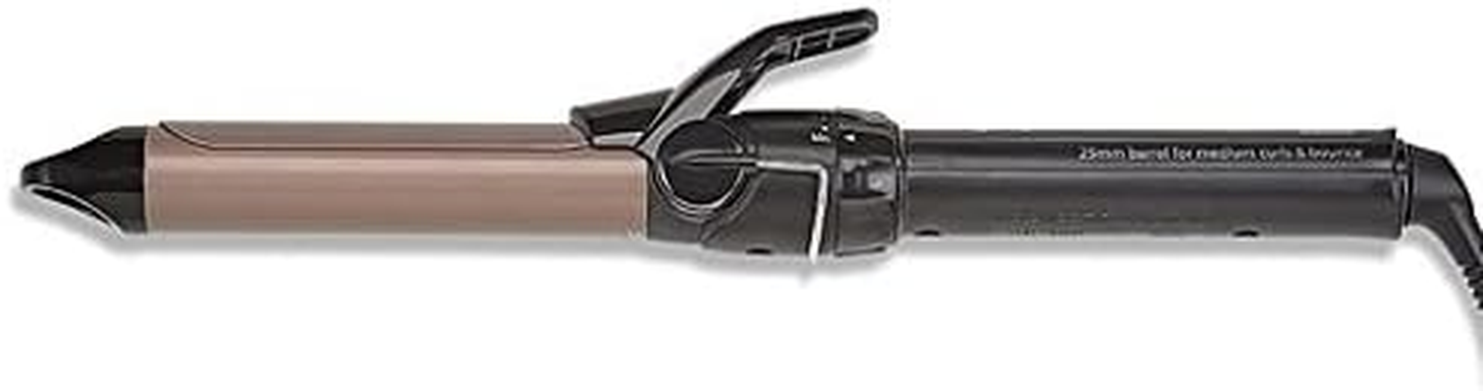 VS Sassoon Ceramic Hair Curler 25Mm Barrel &ndash; Fast Heat Up, 10 Heat Settings (135&deg;C&ndash;180&deg;C), Smooth Glide Ceramic Technology, Auto Shut-Off &ndash; Black image number 1