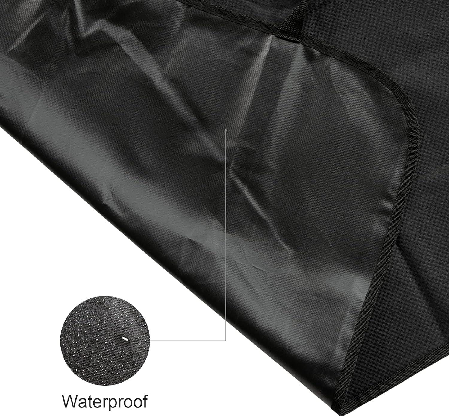 XUKEY Heavy Duty Waterproof Pet Car Cover Dog Back Seat Hammock Nonslip Protector Mat Cat Travel Universal Black Pad for Auto SUV Pet Car Cover Dog Back Seat image number 3