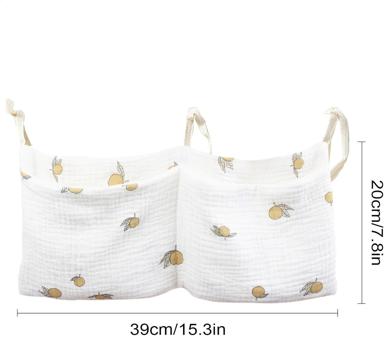 Bedside Storage Bag for Crib, Diaper Organizer for Crib | Cartoon Diaper Organizer with Pockets | Portable Organizer Bag, Soul Organizer image number 4