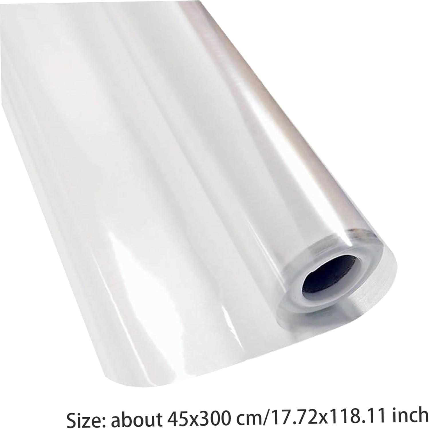 Clear Plastic Sheet, Kitchen Backsplash Wall Protector, 17.7 X118 Inch Transparent Oil Proof Roll Vinyl Roll for Wall Clear Contact Paper Film Cover for Kitchen