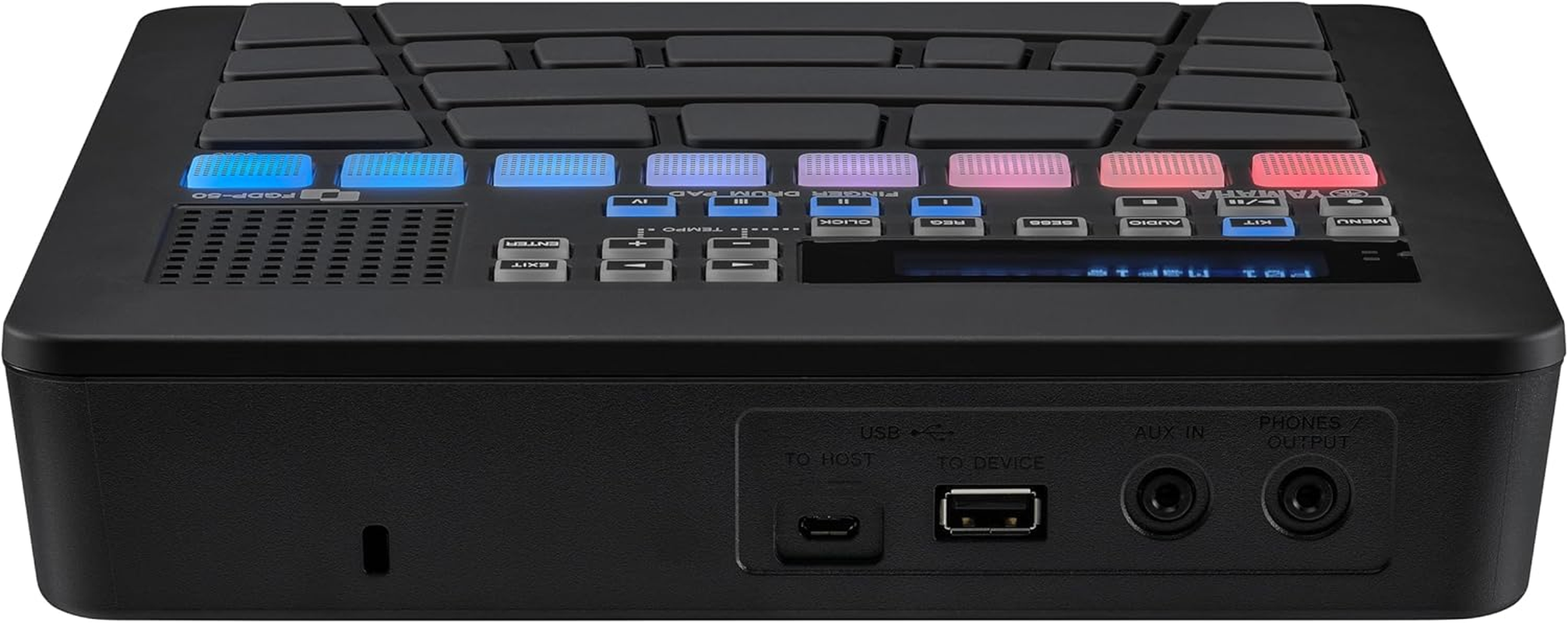 Yamaha FGDP50 Finger Drum Pad with Tone Generator, Internal Speaker, Rechargeable Battery, Ultra-Sensitive Pads, 48 Preset Kits and 1,500 Voices (Instruments) image number 3