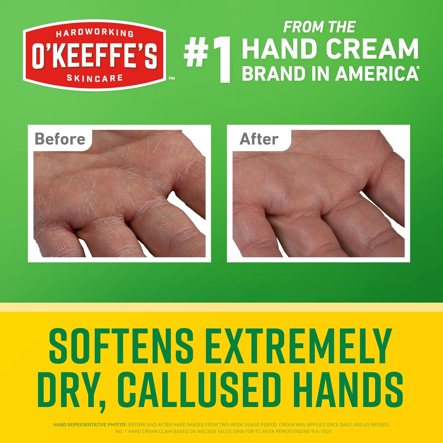 O'Keeffe'S Working Hands Intense Renewal Hand Cream, 3 Oz Tube (Pack of 2) - Softens and Smooths Extremely Callused, Dry Hands image number 5