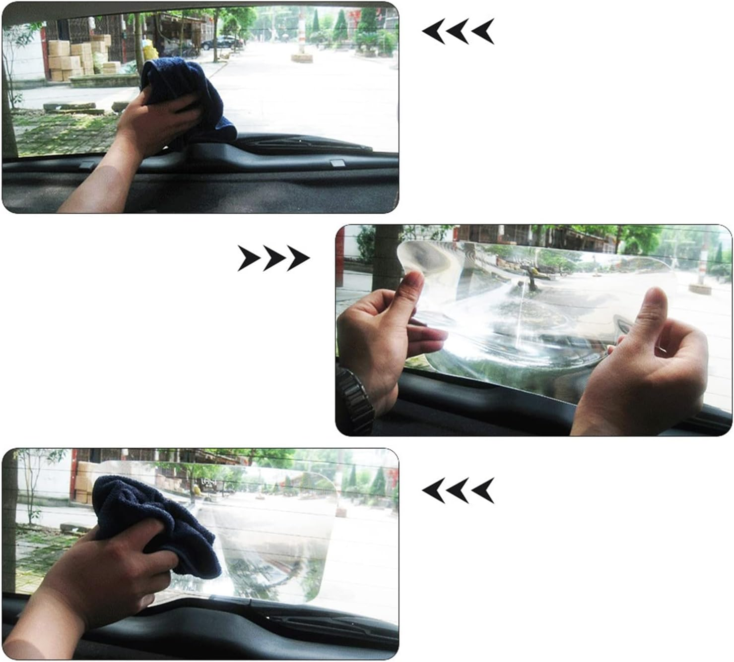 Wide Angle Reversing Parking Lens Sticker for Auto Car - View Objects Clearly behind Your Car - Fits Most Vehicles image number 6