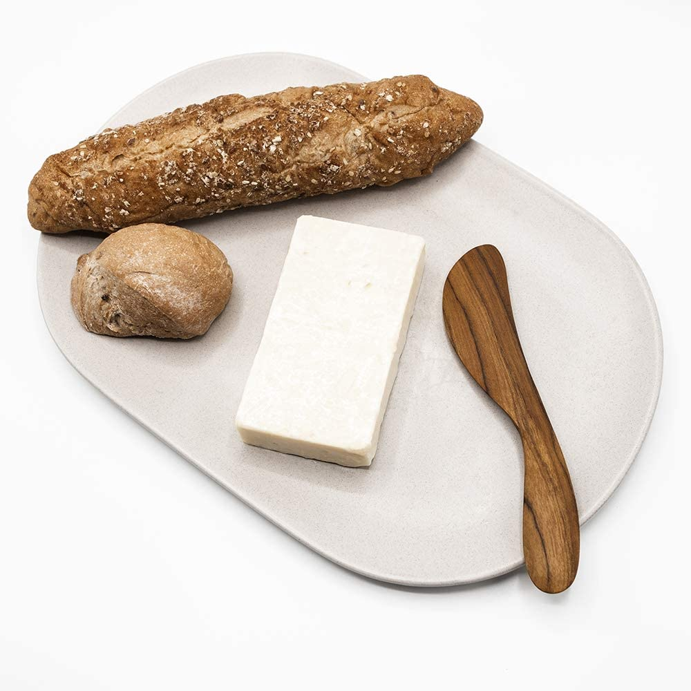 Butter Spreader, Faay - 7.5" Butter Knife Eco-Friendly Condiment Knives from 100% Moist-Resistant Teak Wood, Super Handy Kitchen Utensils Peanut Jelly Spreader Set of 4 image number 6